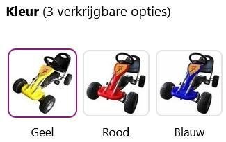 Skelter skelters trapauto blauw rood geel GRATIS VERZONDEN!, Overige merken, Verzenden, Nieuw, Nvt