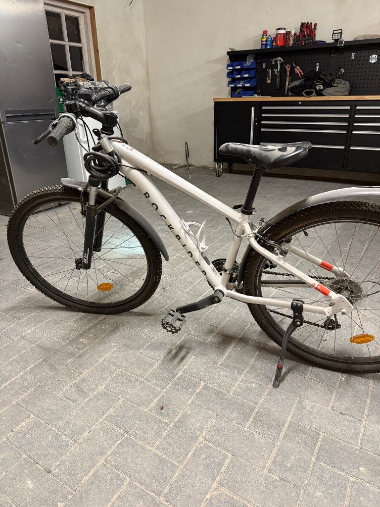 Mtb rockrider decathlon zgan mt S., Rockrider Decathlon, Versnellingen, Zo goed als nieuw, Schijfrem