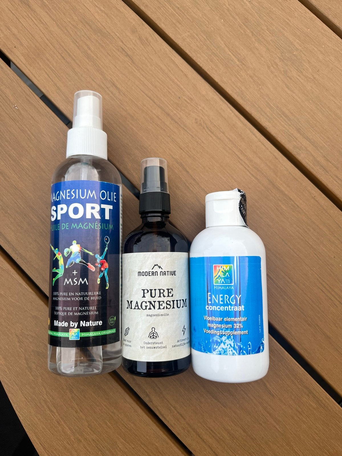 Magnesium Olie & Concentraat Set - Sport & Energie, Ophalen of Verzenden, Nieuw, Lichaamsverzorging