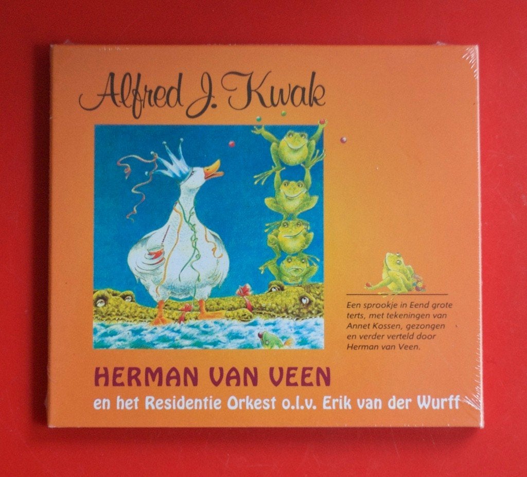 cd Herman van Veen & het Resdentie Orkest Alfred J. Kwak, Ophalen of Verzenden, Gebruikt, Album, Muziek