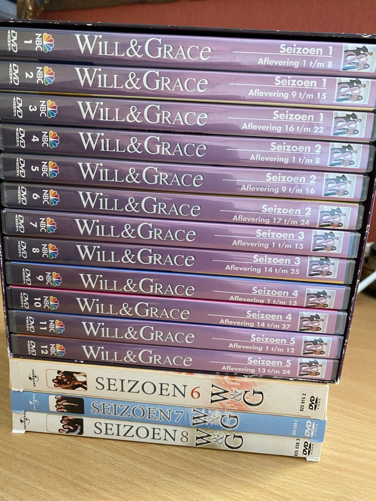 Will & Grace Complete Serie DVD Box (Seizoen 1-8), Alle leeftijden, Nederlands, Ophalen of Verzenden, Komedie