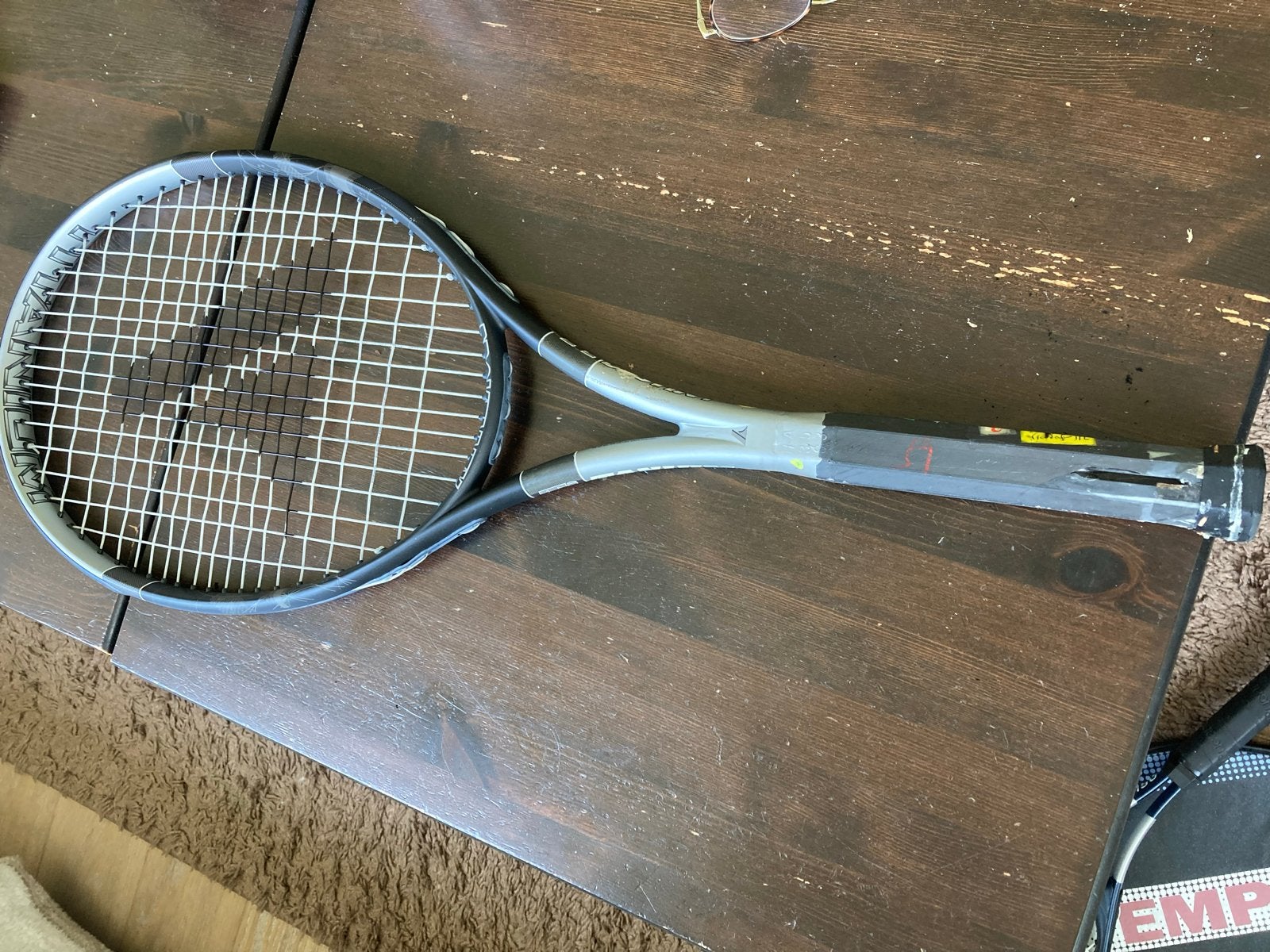 Pro Kennex Ti-Carbon Titanium Tennisracket met hoes, Sport en Fitness, Ophalen of Verzenden, Gebruikt, Racket, Overige merken