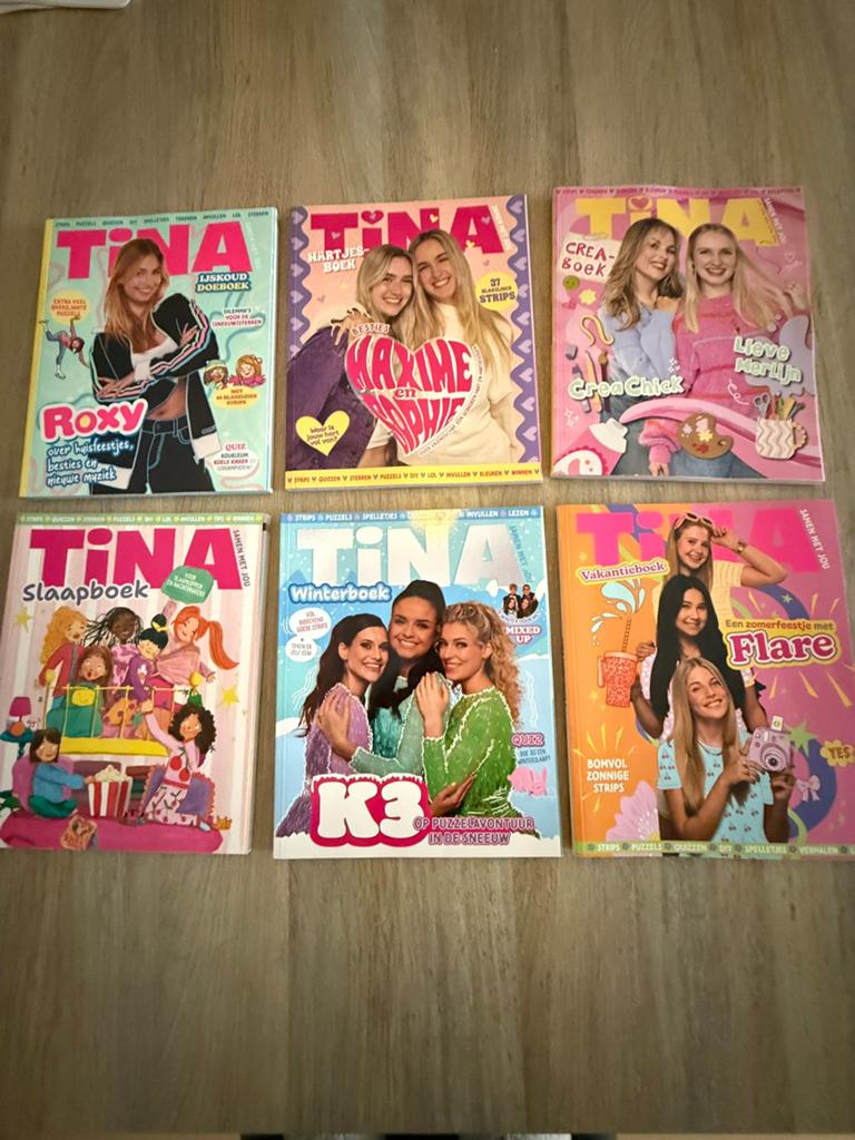 6x Nieuwe Tina boeken / doeboeken / vakantieboeken pakket, Boeken, Ophalen of Verzenden, Nieuw