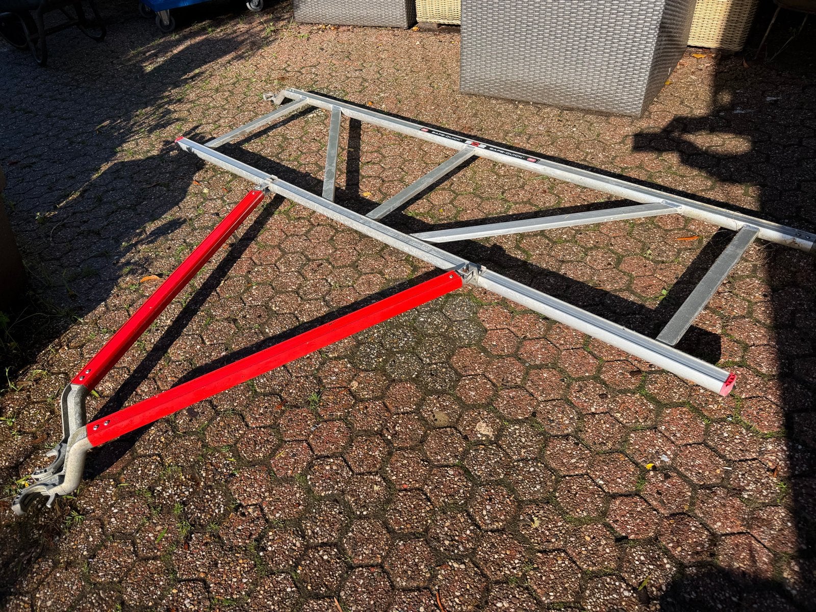 Altrex Safe-Quick Voorloopleuning 2.45m voor RS TOWER 4/5, Doe-het-zelf en Verbouw, Ophalen, Gebruikt, Rolsteiger of Kamersteiger