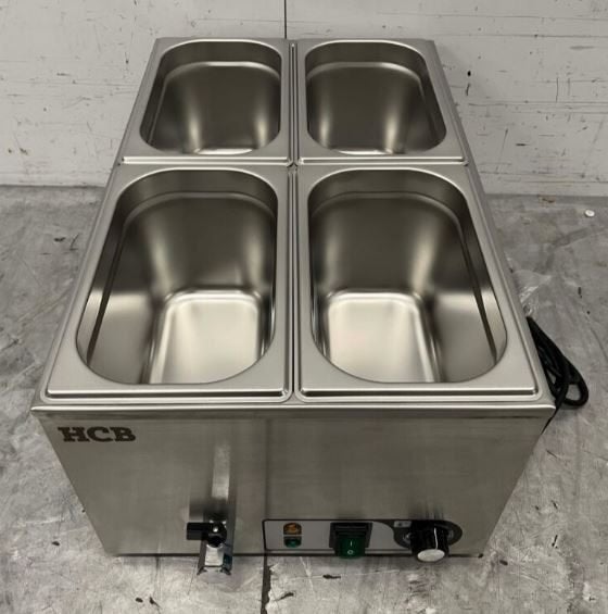 Au Bain Marie 4 x 1/4 GN te huur, Ophalen, Zo goed als nieuw, Overige