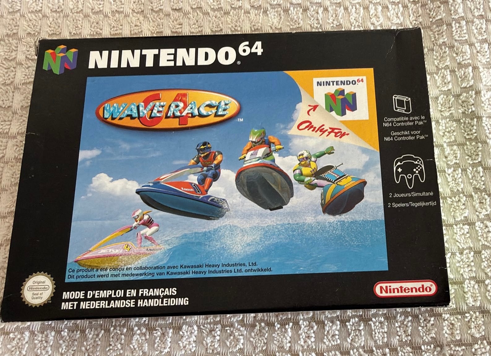 Wave Race 64 N64  ongetest, Spelcomputers en Games, 1 speler, Racen en Vliegen, Ophalen of Verzenden, Zo goed als nieuw