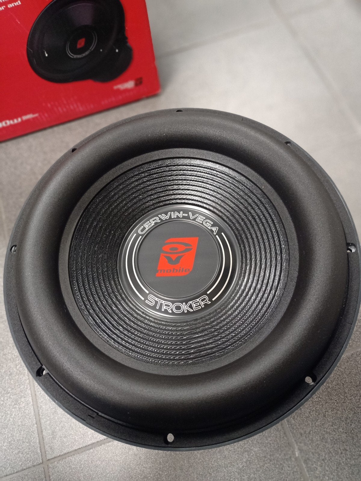 Subwoofer cerwin vega stroker 12" 1000 rms / 2000 max NIEUW, Ophalen, Nieuw