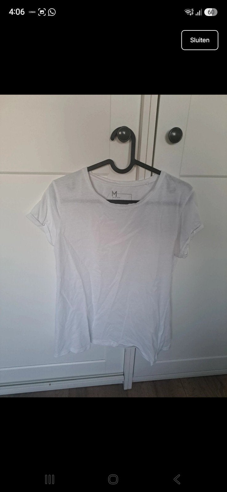 Wit basic shirt x New Yorker, Maat 38/40 (M), Wit, New Yorker, Ophalen of Verzenden