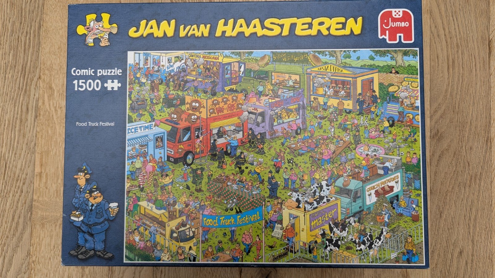 Jan van Haasteren puzzel, 1500 stukjes, Hobby en Vrije tijd, Denksport en Puzzels, Ophalen, 500 t/m 1500 stukjes, Zo goed als nieuw