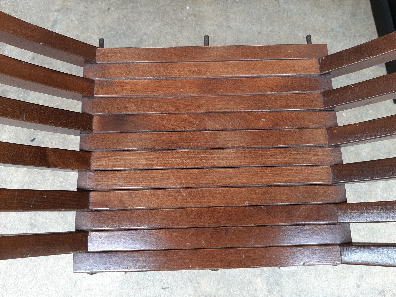 Vintage Gesneden Houten Savonarola Stoel met Leeuwenkoppen, Antiek en Kunst, Antiek | Meubels | Stoelen en Banken, Ophalen