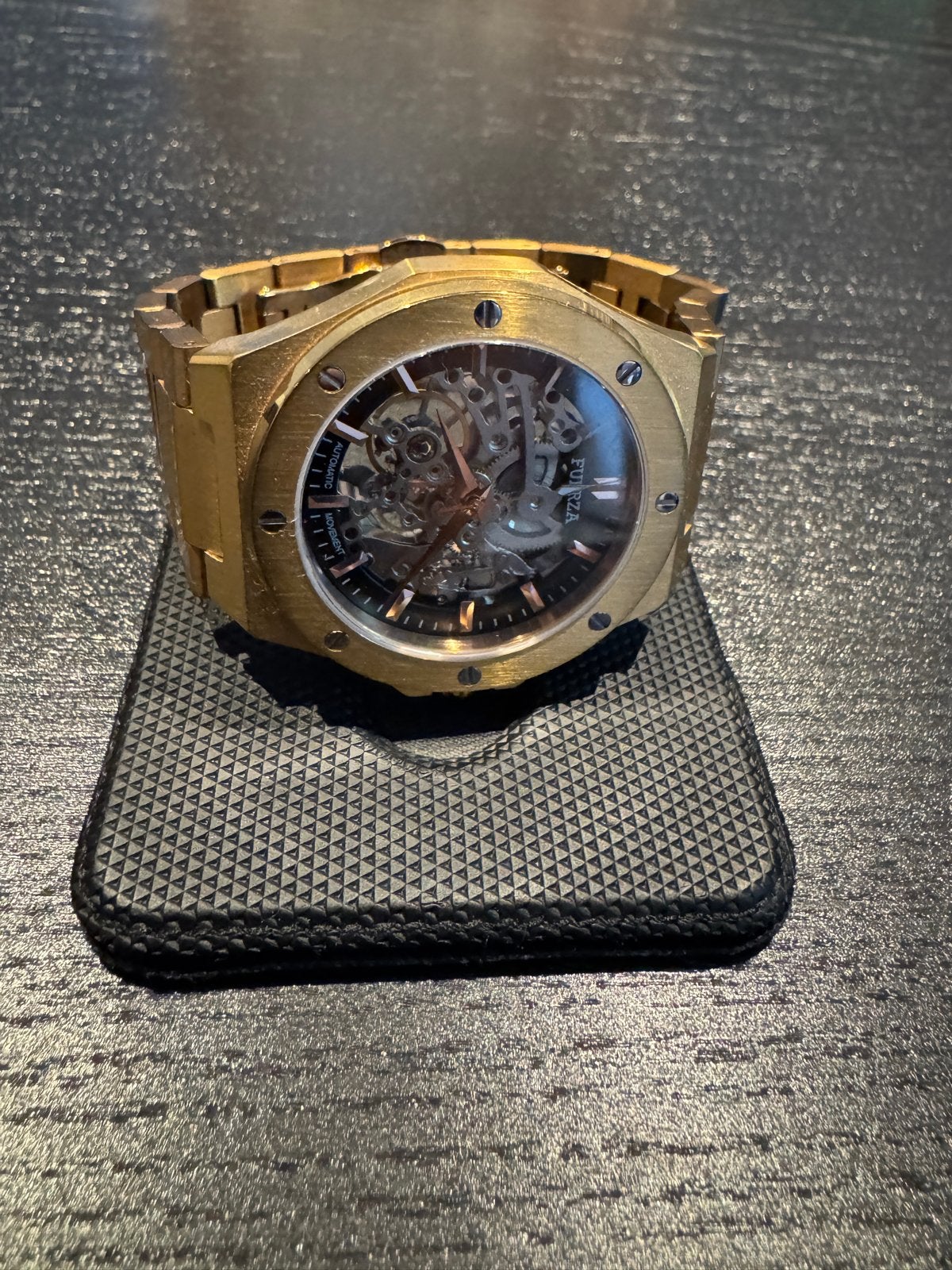 Fuerza Automatisch Horloge - Rose Skeleton, Overige merken, Staal, Polshorloge, Ophalen of Verzenden