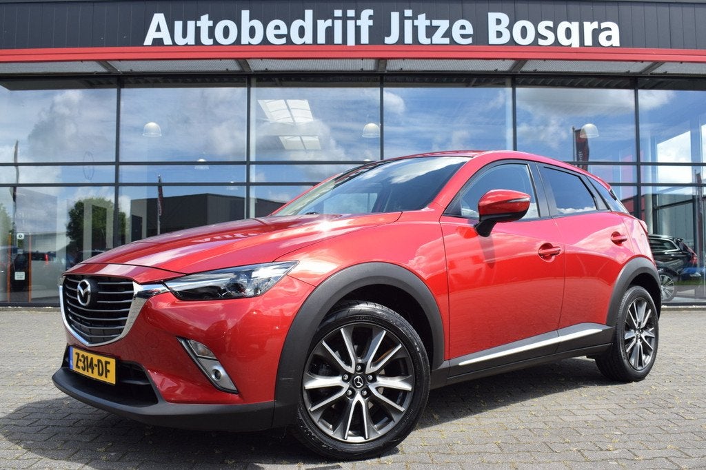 Mazda CX-3 2.0 SkyActiv-G GT-M LED | Zwart Leder | Full Map, Voorwielaandrijving, 1998 cc, Gebruikt, 4 cilinders