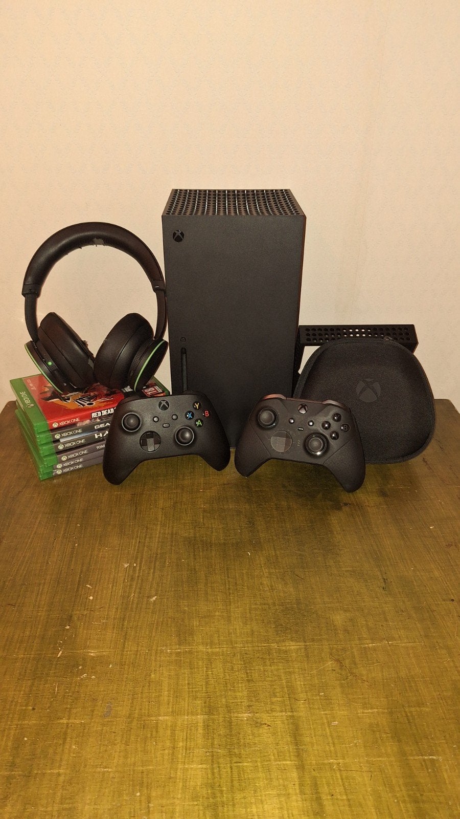 Xbox Series X 1TB - Elite controller + headset + 6 games, Ophalen of Verzenden, Zo goed als nieuw, Xbox Series X