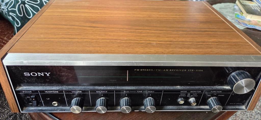 Vintage Sony STR-110A Receiver, Ophalen of Verzenden, Gebruikt, Stereo, Sony
