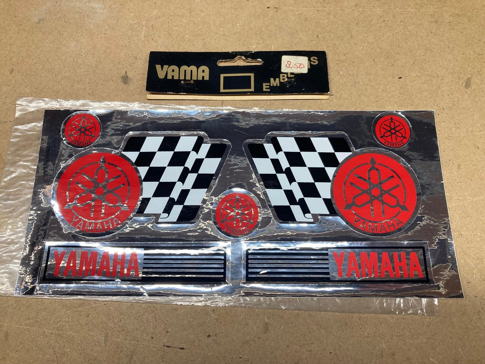 Nieuw (NOS) Stickervellen Sponsorkit YAMAHA RACING Chroom, Motoren, Ophalen of Verzenden