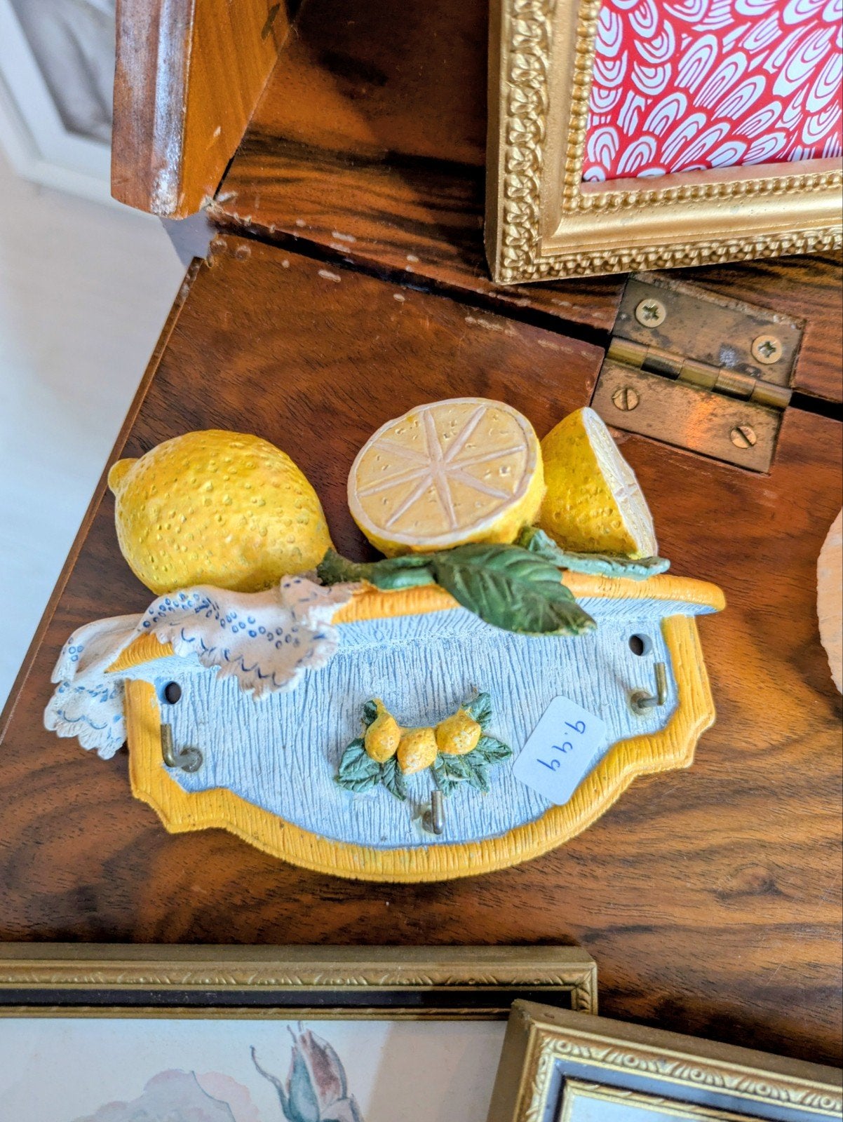 Vintage Handdoek Haakje Citroenen, Ophalen of Verzenden