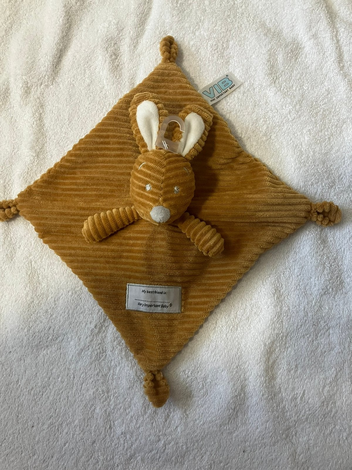 VIB Konijn Knuffeldoekje nieuw, Ophalen of Verzenden, Nieuw, Overige typen