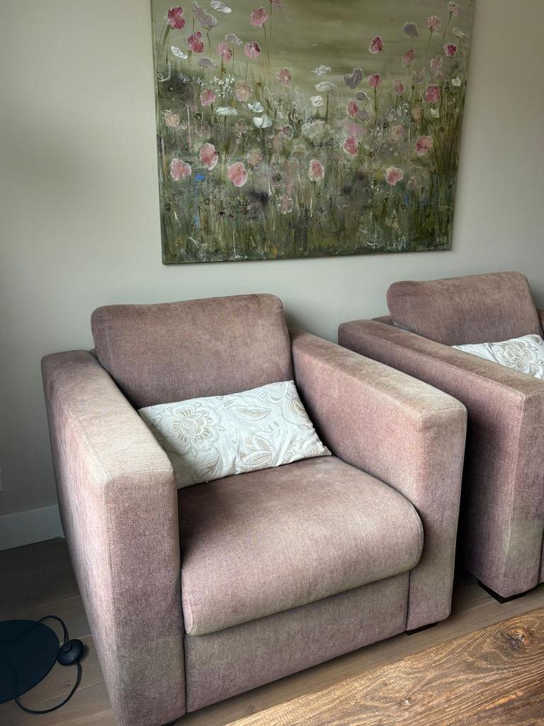 Fauteuils 2 stuks, Ophalen, Zo goed als nieuw, 75 tot 100 cm