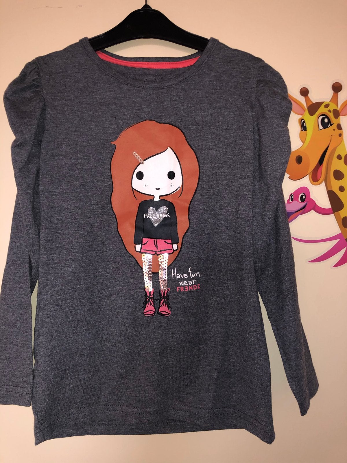 Nieuw Frendz Meisjes Shirt Lange Mouwen Maat 110, Kinderen en Baby's, Kinderkleding | Maat 110, Ophalen of Verzenden, Nieuw, Meisje