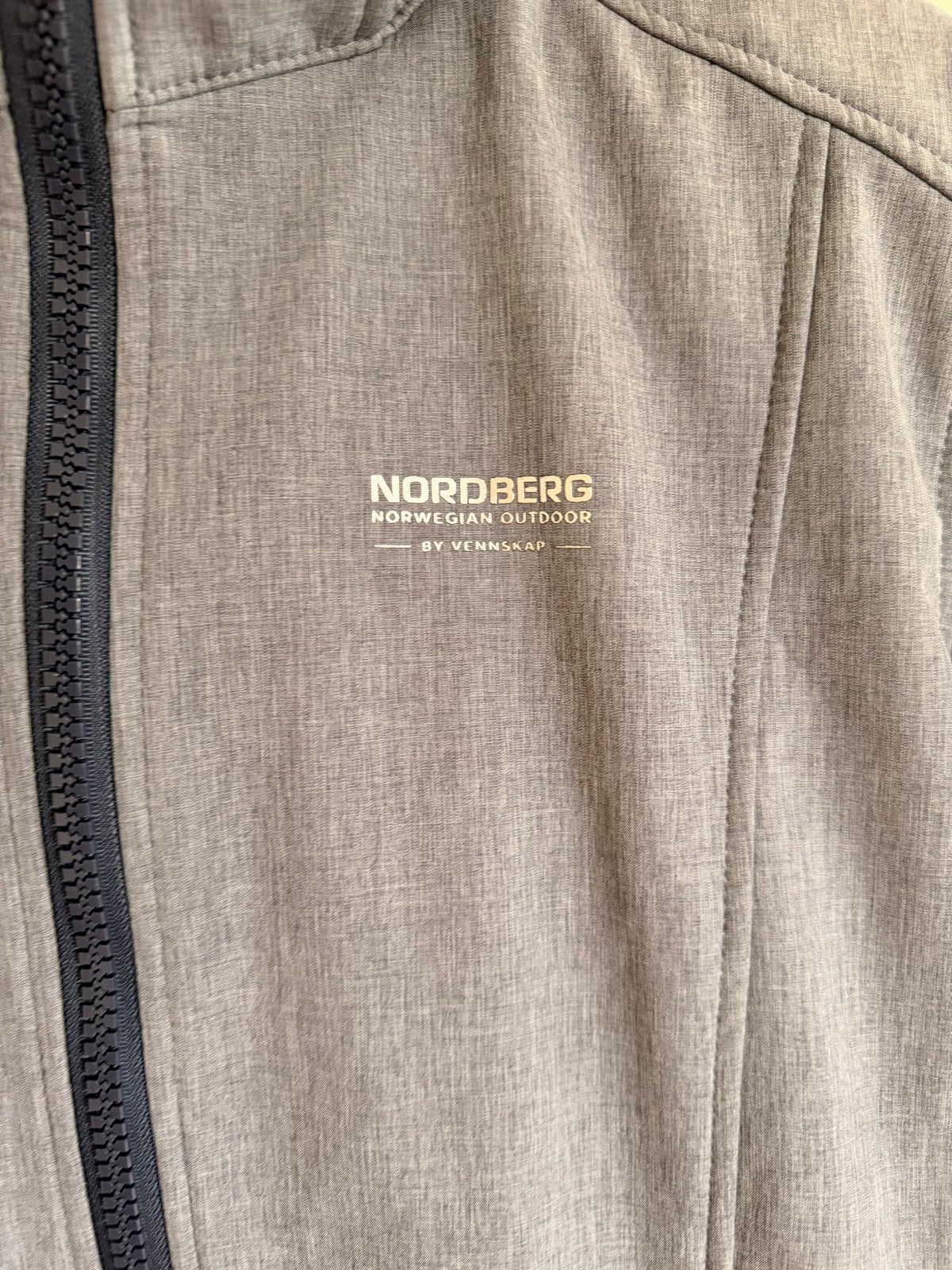 Nordberg Jeansblauwe Softshell Jas - Maat L, Ophalen of Verzenden, Zo goed als nieuw, Maat 42/44 (L), Blauw