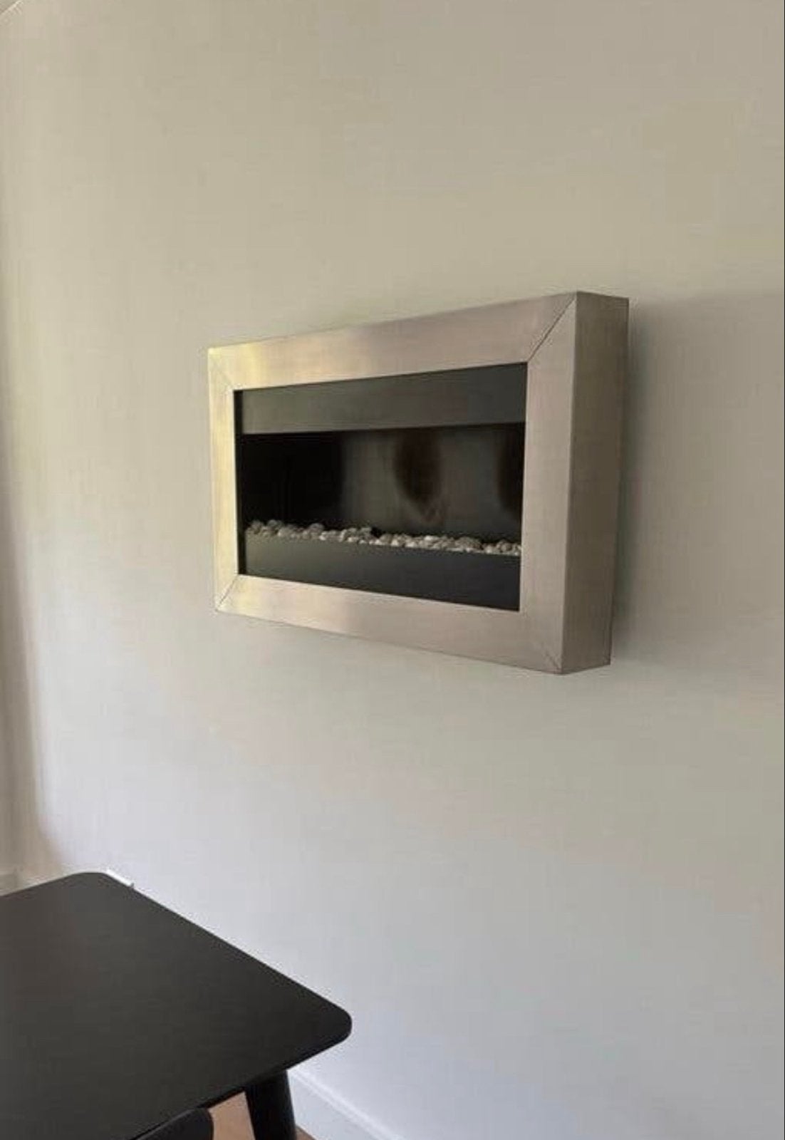 Mooie bio ethanol sfeerhaard voor aan de muur, Ophalen, Zo goed als nieuw, Hangende haard, Overige soorten