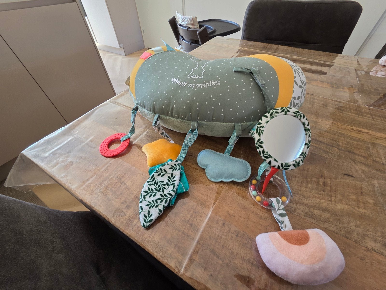Sophie de Giraf Tummy Time Speelkussen - Zo goed als nieuw, Ophalen of Verzenden, Zo goed als nieuw, Speelkleed