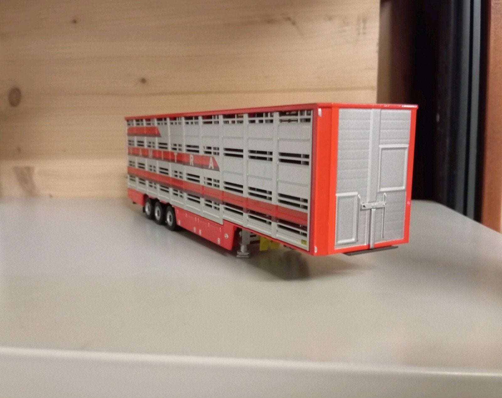 Vee oplegger / trailer Vamitra WSI, Hobby en Vrije tijd, Modelauto's | 1:50, Ophalen of Verzenden, Zo goed als nieuw, Bus of Vrachtwagen