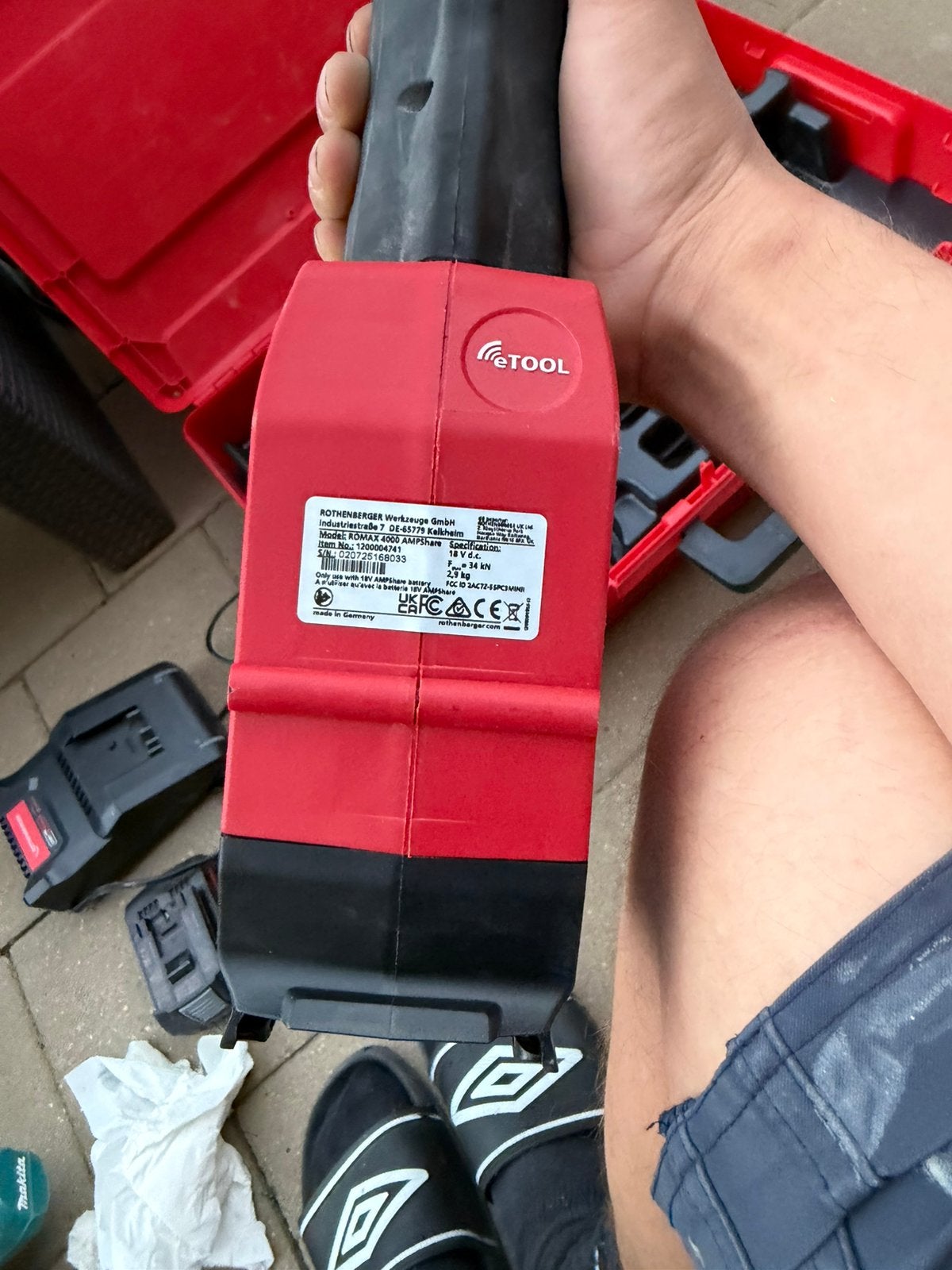Persmachine rothenberger romax 4000 MET GARANTIE, Ophalen, Zo goed als nieuw
