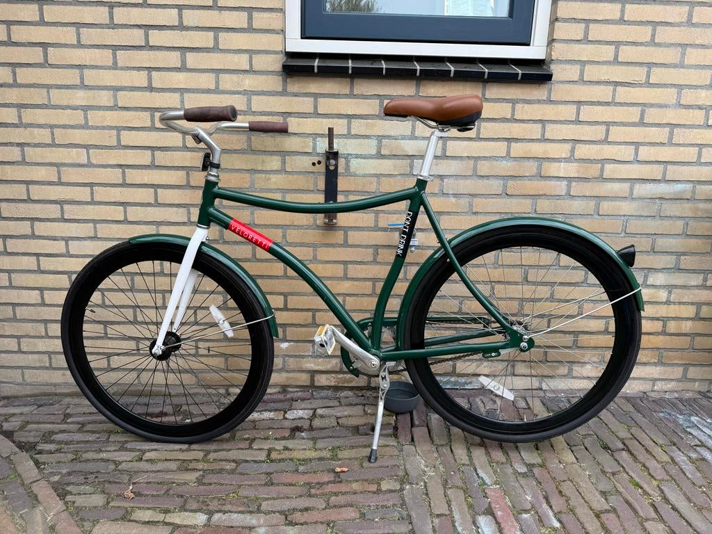 Veloretti herenfiets (Grolsch collectors item - cafe racer), Ophalen, Zo goed als nieuw
