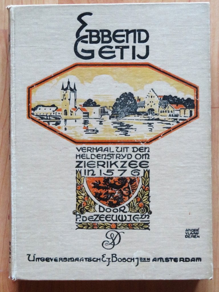 Antiek: P de Zeeuw: Ebbend getij ( 1e druk 1927 ), Antiek en Kunst, Ophalen of Verzenden