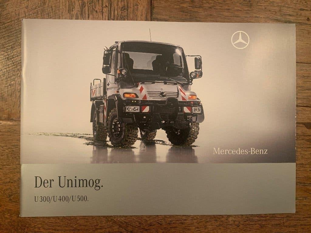 Folder Mercedes-Benz Unimog U 300 / U 400 / U 500 2009 nieuw, Nieuw, Mercedes-Benz, Mercedes, Ophalen of Verzenden