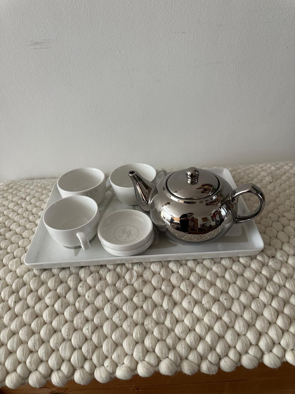 Riviera Maison theeset met dienblad, Ophalen, Keramiek, Zo goed als nieuw, Overige stijlen