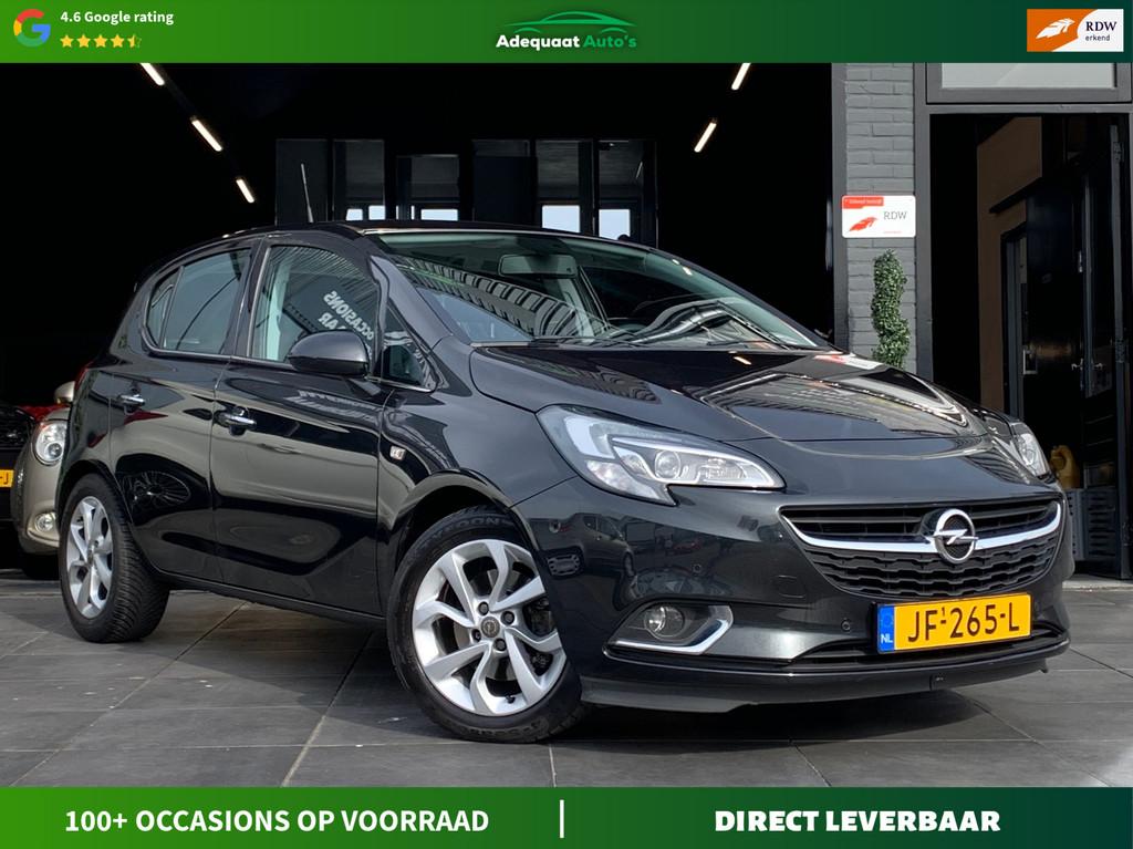 Opel Corsa 1.0 Turbo Cosmo|Airco|Camera|NAVI|Trekhaak|NAP, Auto's, Opel, Voorwielaandrijving, Gebruikt, Met garantie (alle), Leder en Stof