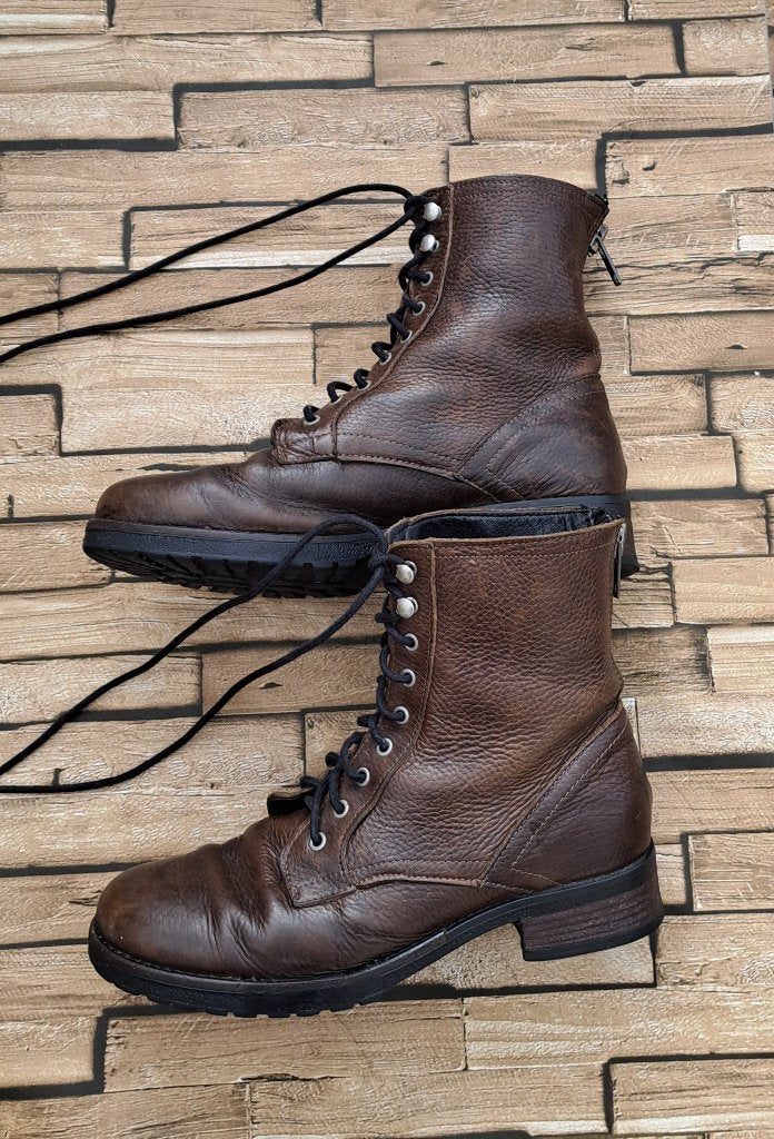 CELLINI - stoere leren laarsjes, maat 40, Verzenden, Zwart, Zo goed als nieuw, X
