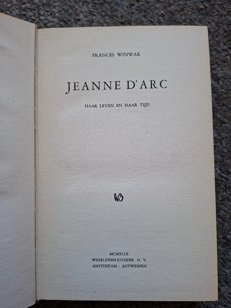 Jeanne d'Arc: Haar leven en haar tijd, Boeken, Ophalen of Verzenden, Gelezen, Frances Winwar