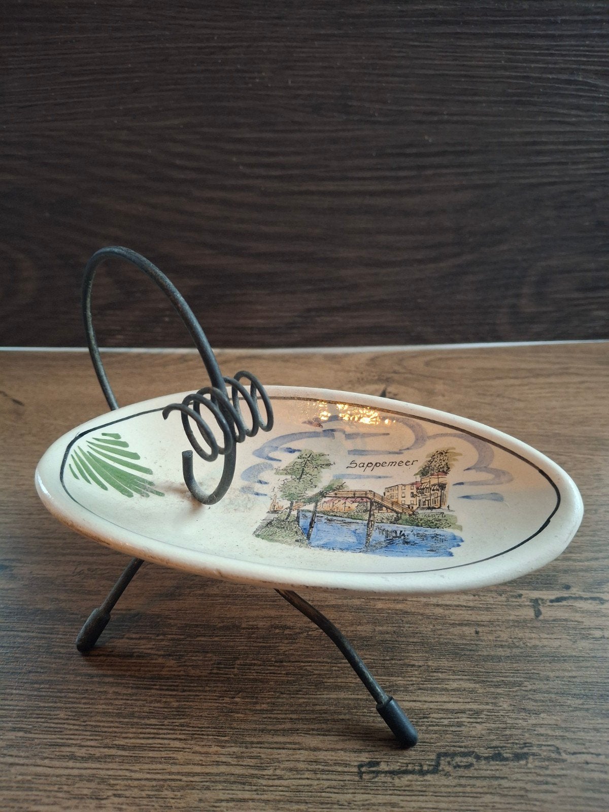Deze vintage atoom-driepoot asbak uit de jaren '60, Antiek en Kunst, Ophalen of Verzenden