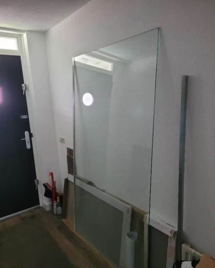Shower glass, Ophalen, Gebruikt, Glas, Douche