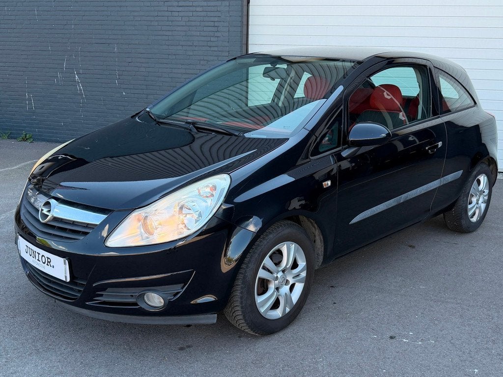 Opel Corsa 1.4-16V White Edition VOLLEDIGONDERHOUD/CRUISE/AI, Voorwielaandrijving, Stof, Gebruikt, Zwart