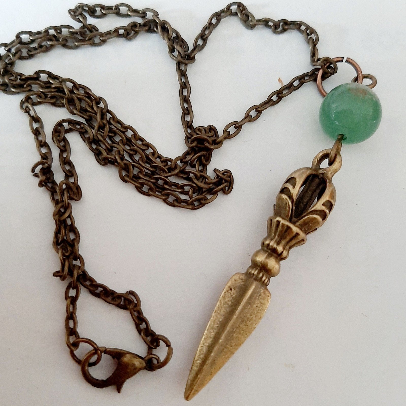Tibetaanse Mini Phurba dolk (Demonenverjager), Sieraden, Tassen en Uiterlijk, Kettingen, Ophalen of Verzenden, Nieuw, Overige materialen