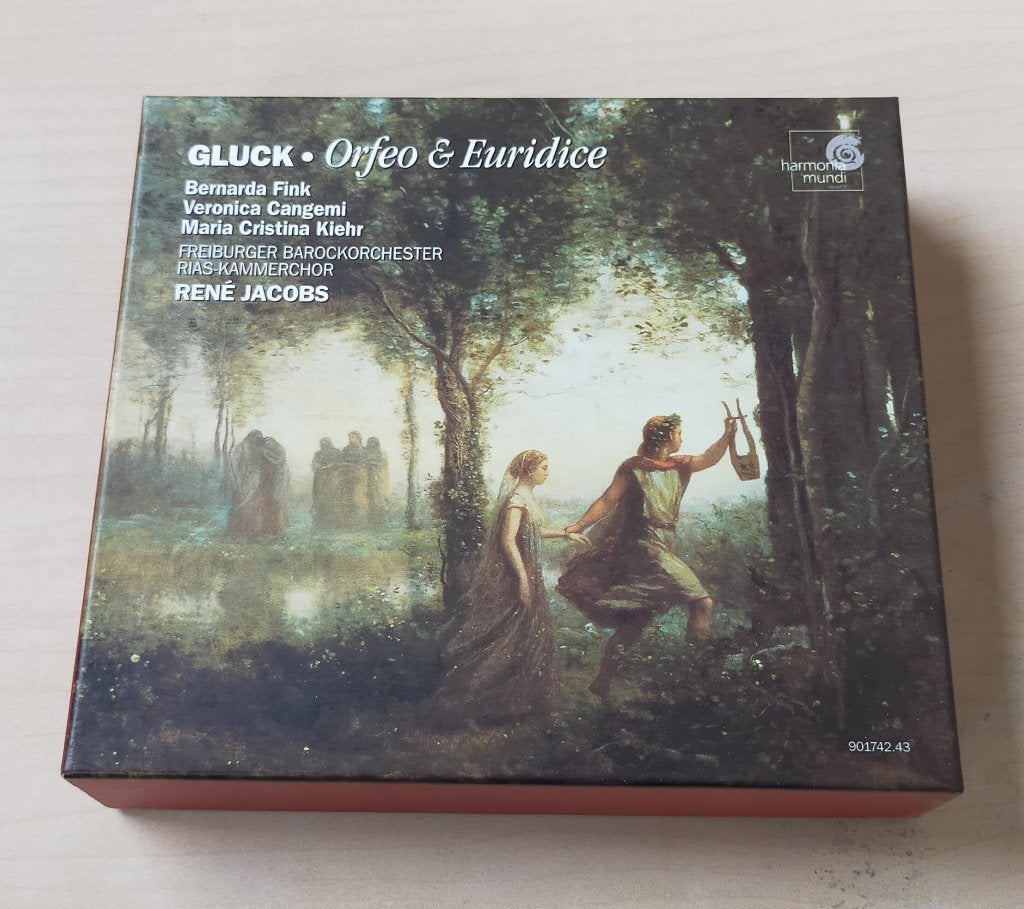 Gluck Orfeo & Euridice 2CD Opera Rene Jacobs, Ophalen of Verzenden, Romantiek, Gebruikt, Overige typen