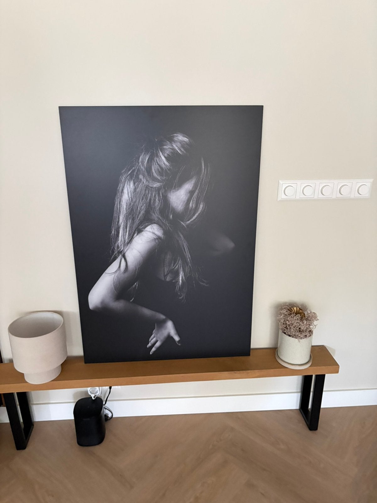 Fotokunst van vrouw op forex van Via Martine, eyecatcher!, Antiek en Kunst, Kunst | Schilderijen | Abstract, Ophalen