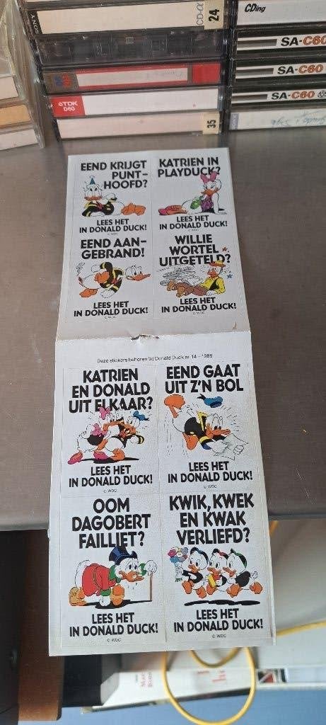 Donald Duck stickers (Z258-131), Ophalen of Verzenden, Zo goed als nieuw, Strip of Tekenfilm