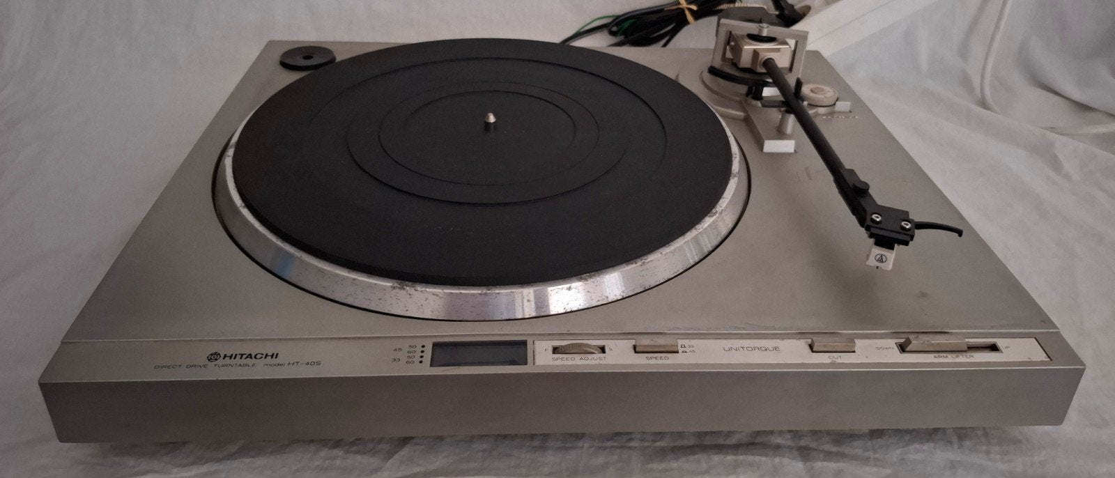 Hitachi HT-40S Direct Drive Platenspeler, Ophalen, Gebruikt, Platenspeler, Akai