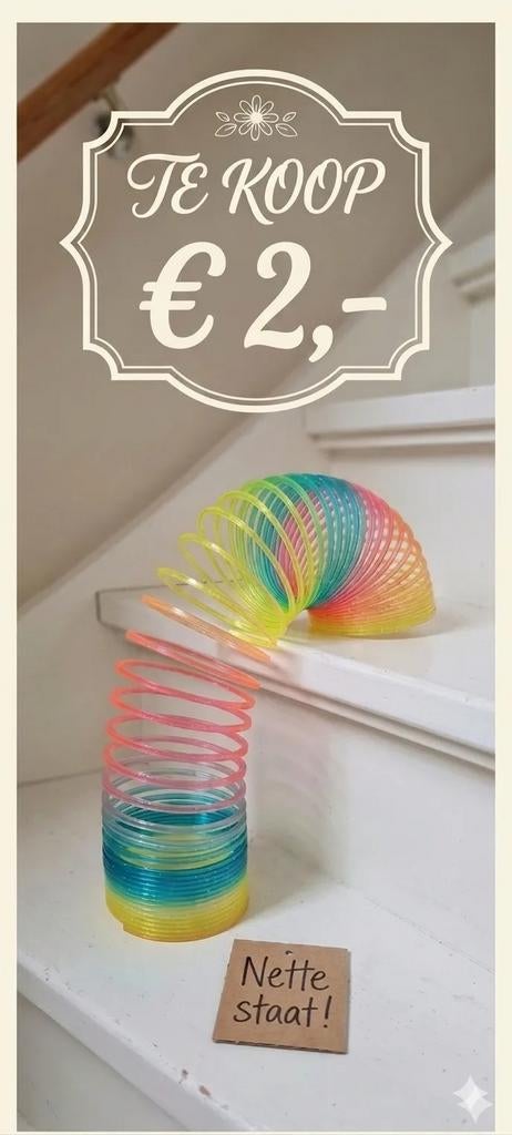 Regenboog Slinky Veer / Traploper - Zo goed als nieuw, Ophalen, Zo goed als nieuw, Jongen of Meisje