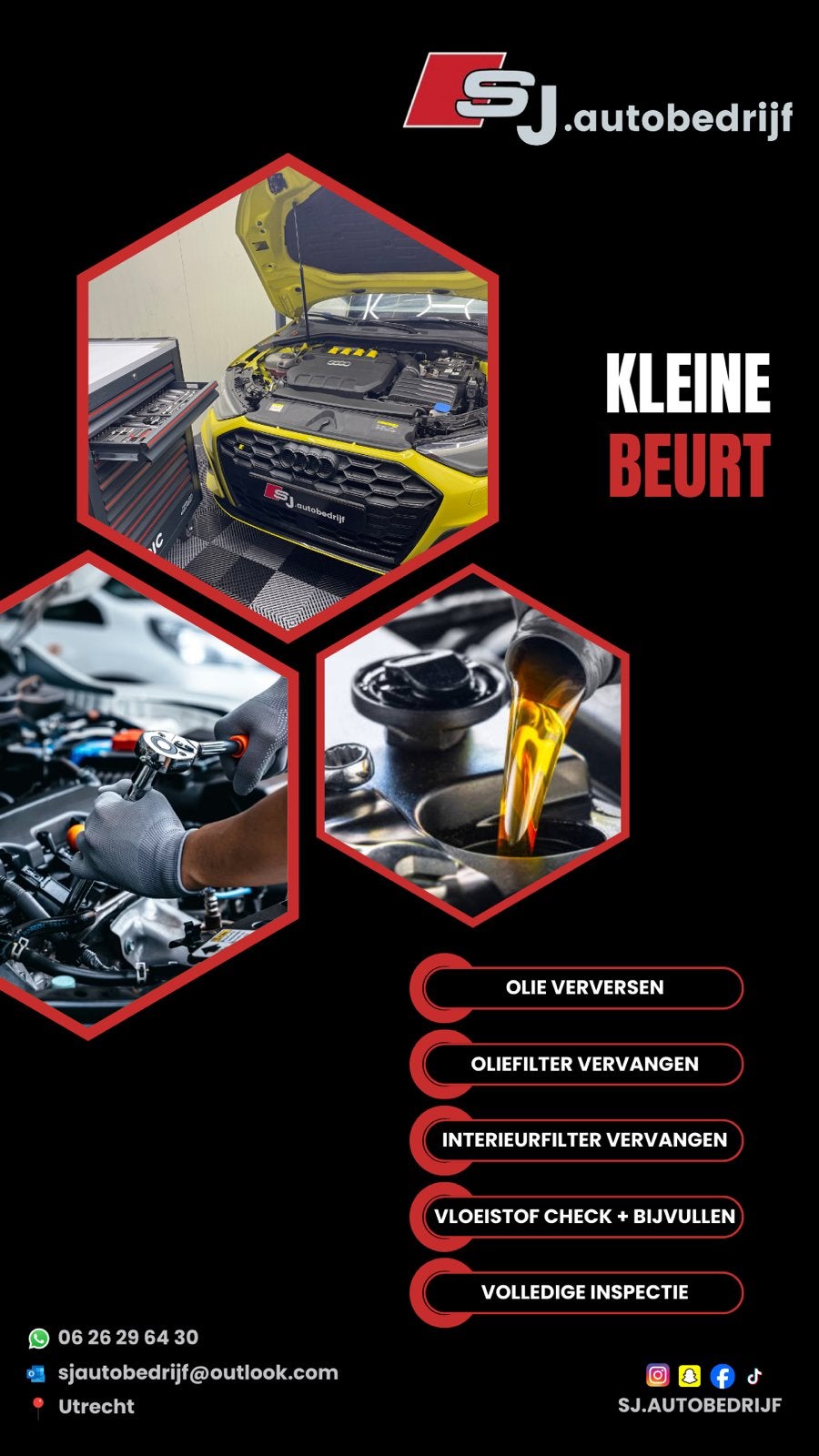Kleine Beurt | Onderhoudsbeurt aan u auto, Ophalen
