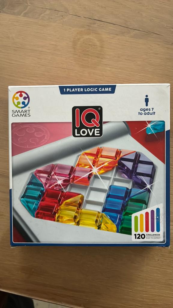 SmartGames IQ Love - Logica Puzzelspel (1 speler), Een of twee spelers, Ophalen of Verzenden, Zo goed als nieuw, Reisspel