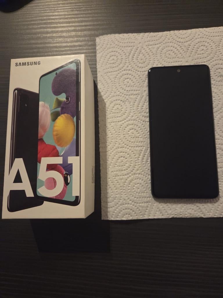 Samsung A51 - Gaat niet meer aan (voor onderdelen), Zwart, Touchscreen, Ophalen of Verzenden, Zonder simlock