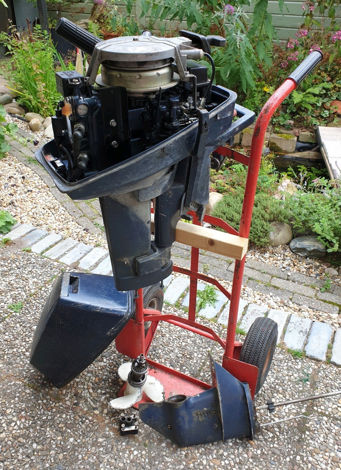 Yamaha 8 pk 2 takt onderdelen, volledige motor., Ophalen, Gebruikt, Motor en Techniek, Zeilboot of Motorboot
