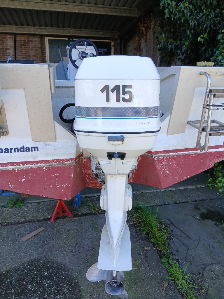 Evinrude 115 pk 2takt, Watersport en Boten, Buiten- en Binnenboordmotoren, Ophalen, Gebruikt, Elektrische start, 30 pk of meer