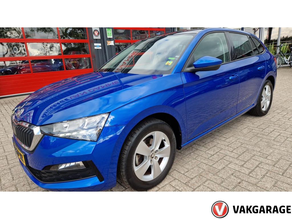 Skoda Scala 1.0 TSI Ambition (bj 2021), Scala, Gebruikt, Euro 6, Blauw